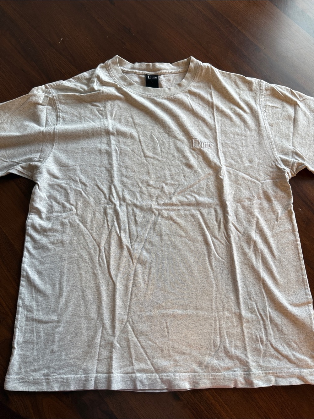 Dime Men’s T-Shirt large gray